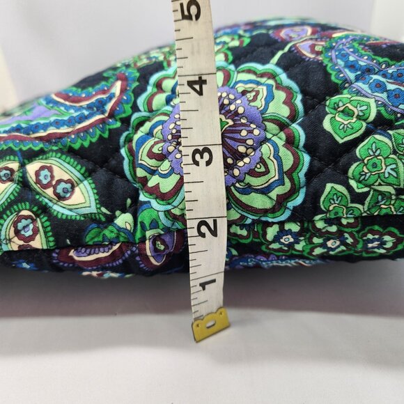 Vera Bradley Blue Rhapsody Quilted Holiday Tote handbag with 14.5" Strap - Picture 12 of 12